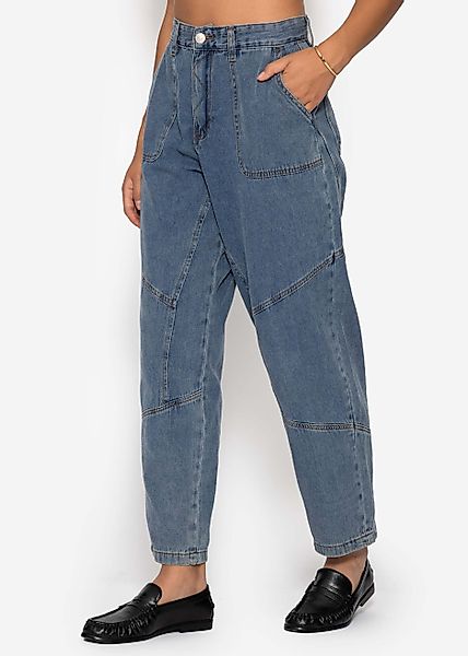 SASSYCLASSY 5-Pocket-Jeans Relaxed Fit Jeans für günstig online kaufen