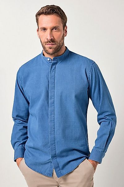 JP1880 Businesshemd JP 1880 Jeanshemd Langarm Stehkragen Modern Fit günstig online kaufen