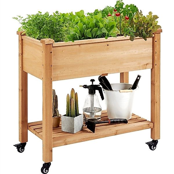 Yaheetech Hochbeet, Pflanzkasten Blumenkübel Kräuterbeet aus günstig online kaufen
