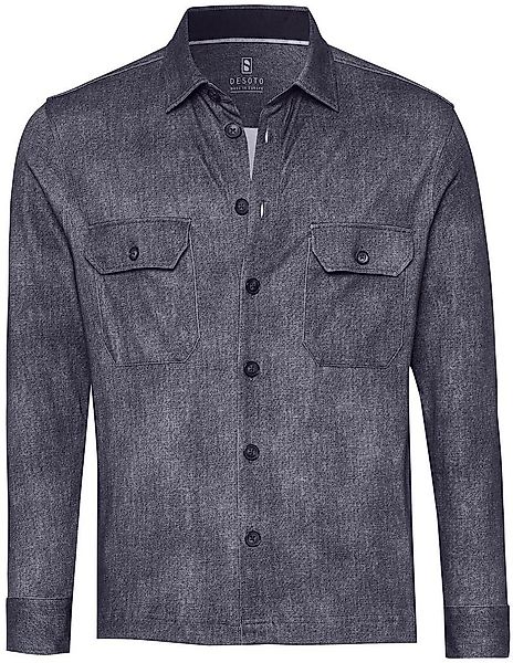 DESOTO Hemdjacke Denim Spark Navy - Größe L günstig online kaufen