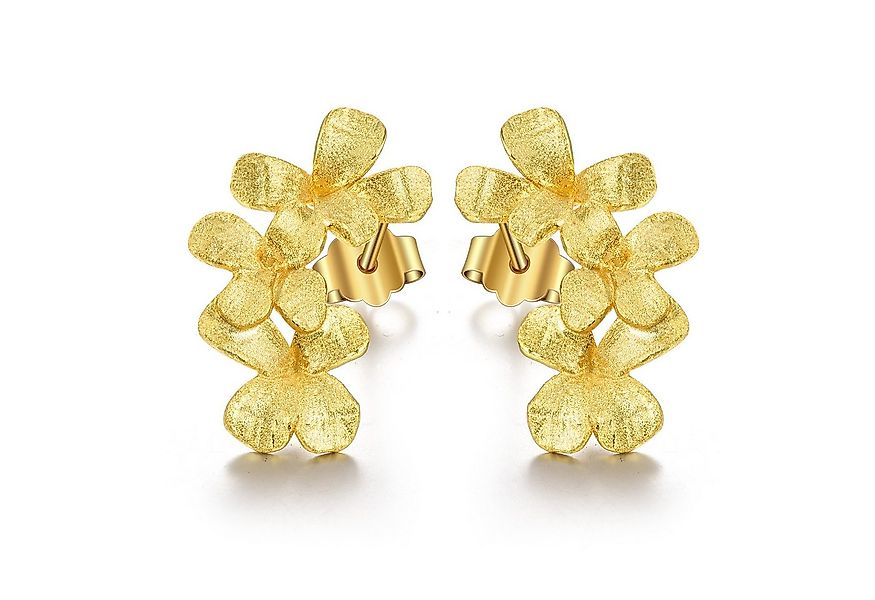 Runde Perlé Paar Ohrstecker zarte Blüten Blumen Ohrstecker, handgefertigte günstig online kaufen