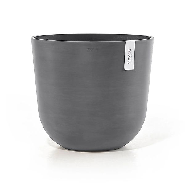 Ecopots Pflanztopf Oslo Grau 45 cm x 39,2 cm günstig online kaufen
