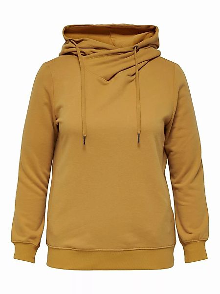 ONLY Curvy Hoher Kragen Sweatshirt Damen Gelb günstig online kaufen