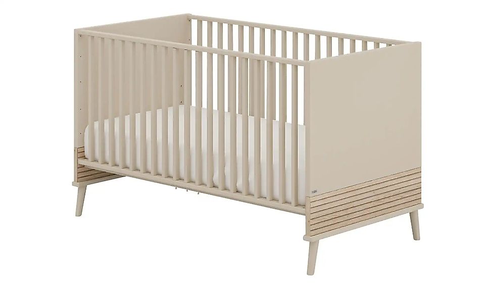 PAIDI Babybett "EEFJE 70x140cm in Beige, umbaubares Kinderbett mit Massivho günstig online kaufen