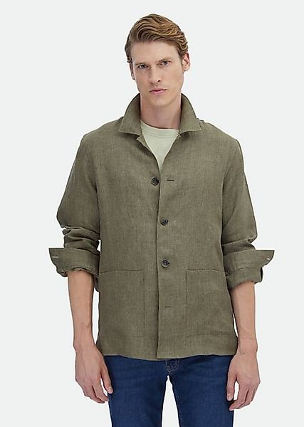 RAMSEY Langarmhemd Khaki Hemdjacke günstig online kaufen