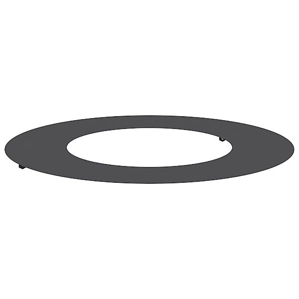 vidaXL Blumentopf Metall-Pflanzring Schwarz Metall 70 günstig online kaufen