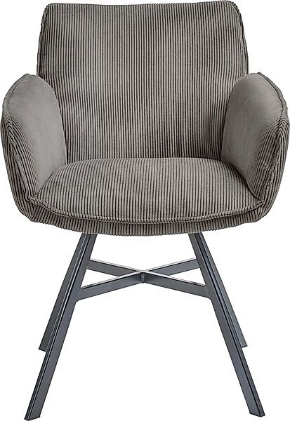 set one by Musterring Armlehnstuhl »Frisco« () 2er Set, 4-Fußgestell, Sitzh günstig online kaufen