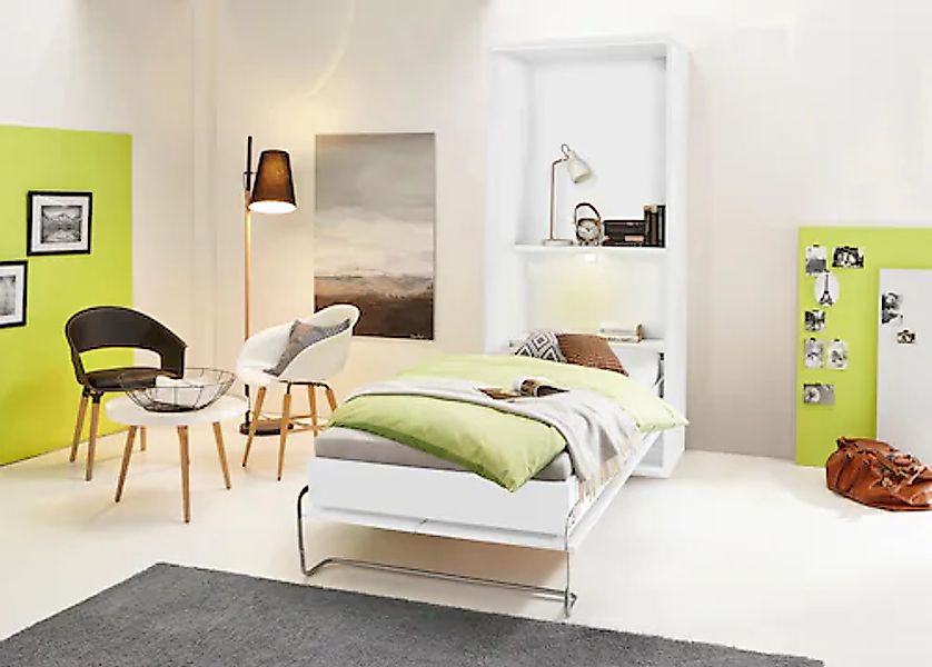 priess Schrankbett »Ancona« mit Regal und LED-Beleuchtung günstig online kaufen