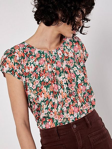Apricot T-Shirt Ditsy Floral Top, mit Tulpenärmeln günstig online kaufen