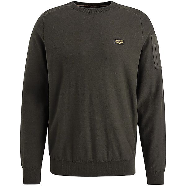 PME Legend Herren Rundhals Pullover R-NECK AMERICAN CLASSIC - Regular Fit günstig online kaufen