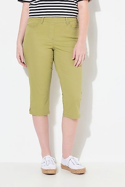 Ulla Popken Jeggings Caprihose Saumschlitze Gürtelschlaufen günstig online kaufen