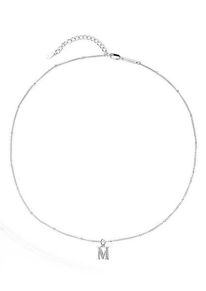 Hey Happiness Silberkette mit Buchstaben Anhänger A–Z, mit Zirkonia, 925 Si günstig online kaufen