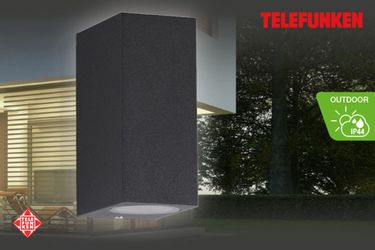 Telefunken LED-Wandleuchte 2er Anthrazit günstig online kaufen
