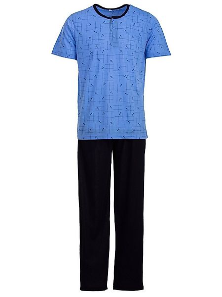 Lucky Schlafanzug Pyjama Set Kurzarm- Zweigen günstig online kaufen