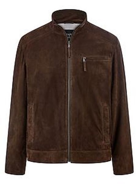 Ziegenvelours-Lederjacke Louis Sayn braun günstig online kaufen