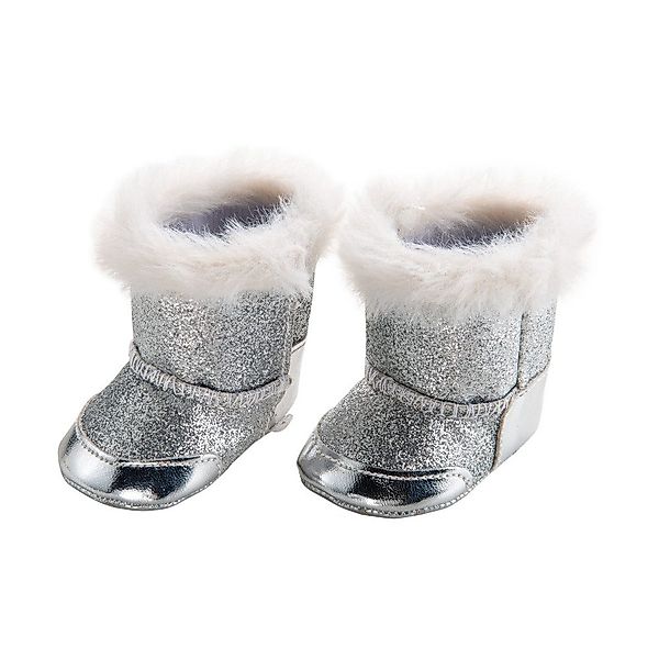 Heless Babypuppe Puppen Winterstiefel - silber günstig online kaufen