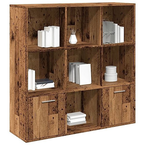 vidaXL Bücherregal Bücherschrank Altholz-Optik 98x29x97,5 cm Spanplatte günstig online kaufen