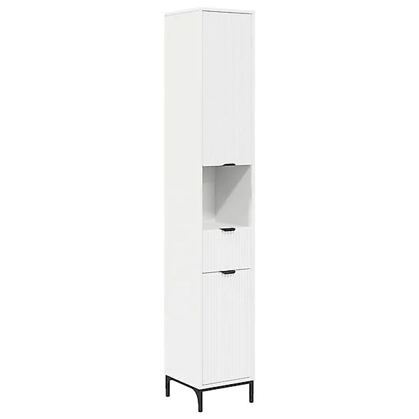 vidaXL Badezimmerschrank mit Schubladen Weiß 31,5 x 33 x 190 cm 883404 günstig online kaufen