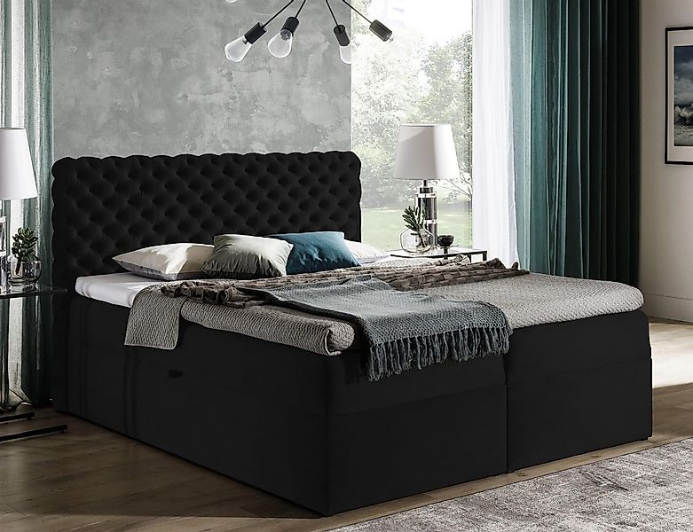 99rooms Boxspringbett Dustin (Schlafzimmerbett, Bett), Design günstig online kaufen