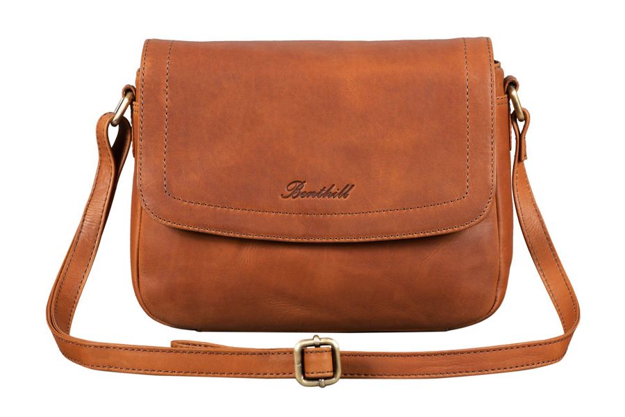 Benthill Umhängetasche Damen Echt Leder Handtasche günstig online kaufen