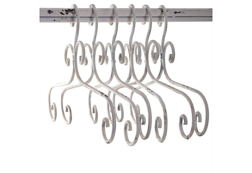 DESIGN DELIGHTS Garderobenständer Kleiderbügel 6er Set "AMELIE", Metall, we günstig online kaufen