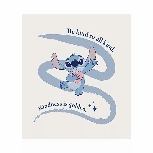 Komar Bild "Stitch Kindness", Disney, (1 St.), Wandbild zur Dekoration im K günstig online kaufen