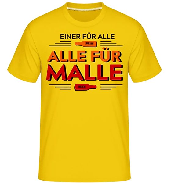 Einer Für Alle Alle Für Malle · Shirtinator Männer T-Shirt günstig online kaufen