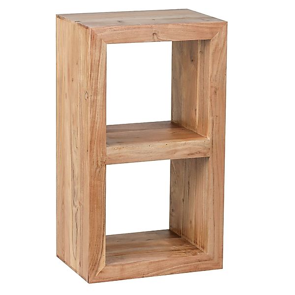 FINEBUY Standregal SuVa2397_1, Akazie Massivholz 88x50x35 günstig online kaufen