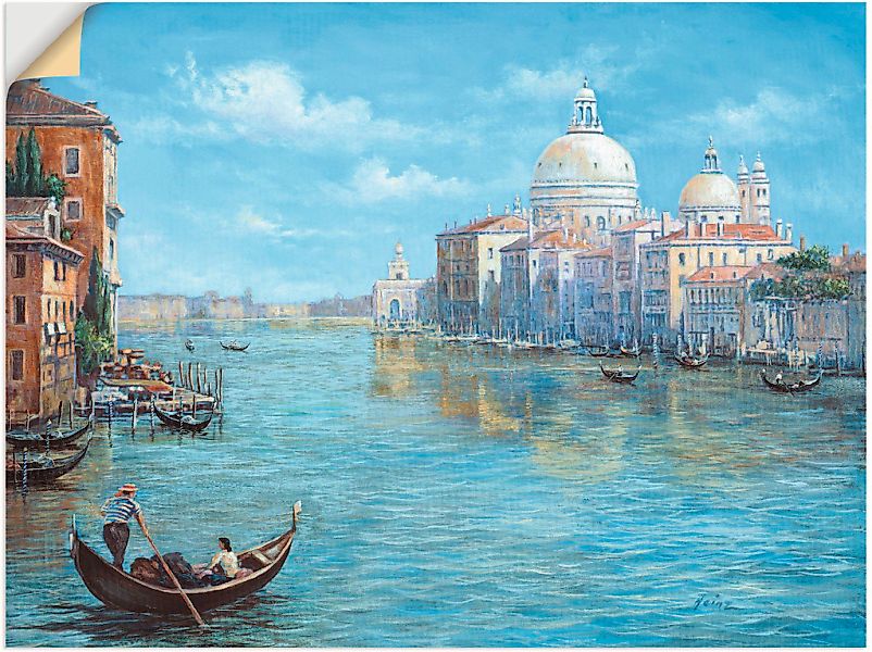 Artland Wandbild "Venedig", Europa, (1 St.), als Leinwandbild, Poster, Wand günstig online kaufen