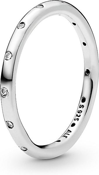 Pandora Fingerring Pandora Einfacher Funkelnder Band-Ring 190945CZ Damenrin günstig online kaufen