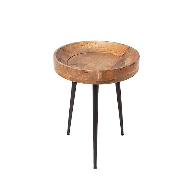 riess-ambiente Beistelltisch PURE NATURE Ø35cm natur günstig online kaufen