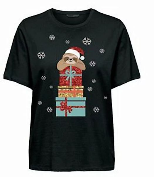 ONLY Rundhalsshirt ONLXMAS YRSA CHRISTMAS REG S/S TOP JRS für Weihnachten günstig online kaufen
