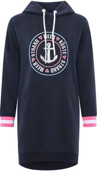 Zwillingsherz Sweatkleid "Zuhause am Strand" mit günstig online kaufen