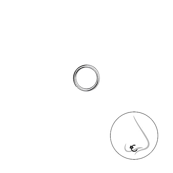 Monkimau Nasenpiercing 6mm Nasenring Nasenstecker 925 günstig online kaufen