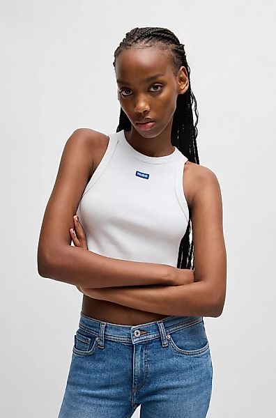 HUGO Blue Tanktop "Baby Tank", Cropped-Form günstig online kaufen