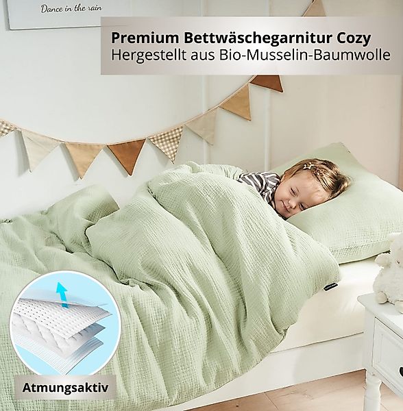 Alavya Home® Babybettwäsche 2-teiliges Bettwäsche - günstig online kaufen