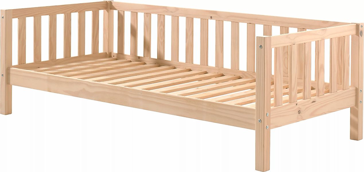 Vipack Einzelbett "Sprossenumrandung, Kiefer massiv, stabil gebaut und zeit günstig online kaufen