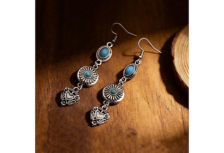 The Beauty House Ohrring-Set Boho Ethno Ohrhänger Damen – Vintage Schmuck m günstig online kaufen