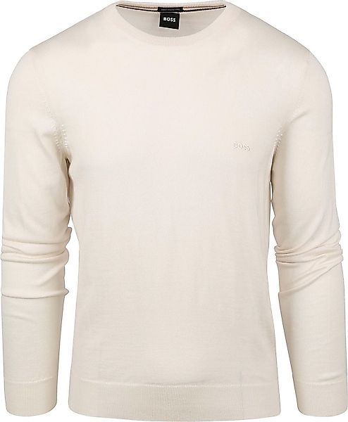 BOSS Pull Botto Wool Ecru - Größe M günstig online kaufen