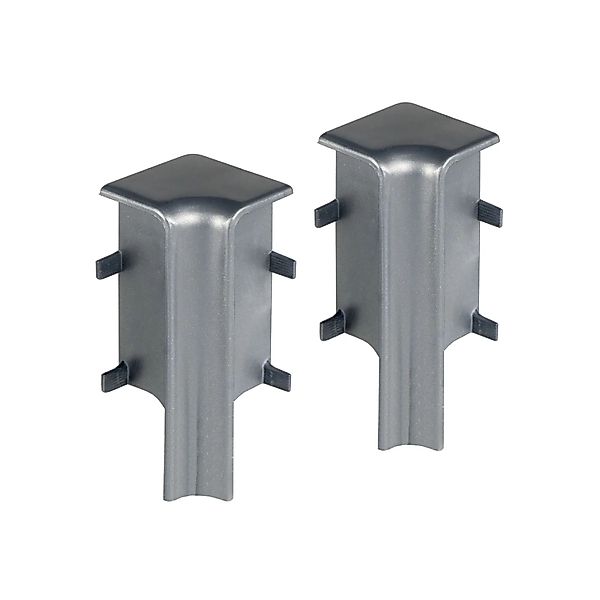 Kosche Innenecken für Kosche Sockelleiste 16 mm x 58 mm Silber 2 Stück günstig online kaufen