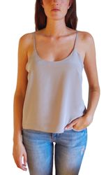 Posh Gear Seidenbluse Damen Bluse Spaghettiträger günstig online kaufen