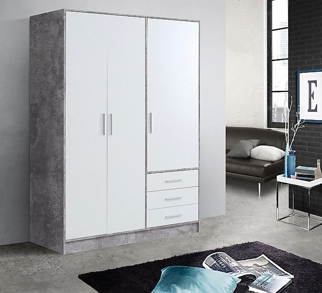 FORTE Kleiderschrank "Jupiter, Made in Europe, mit Schubladen", (Maße (T/H) günstig online kaufen