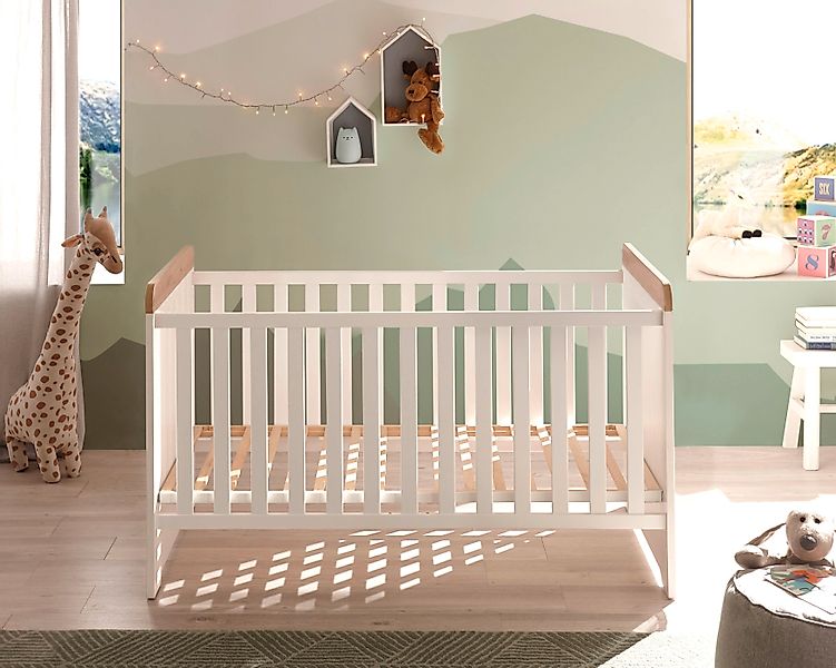 Begabino Babybett »Jasmin passend zum Babyzimmer«, 70x140 cm inklusive Latt günstig online kaufen
