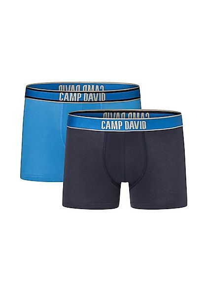 CAMP DAVID Boxershorts casual (2 Paar) mit elastischem Bund günstig online kaufen