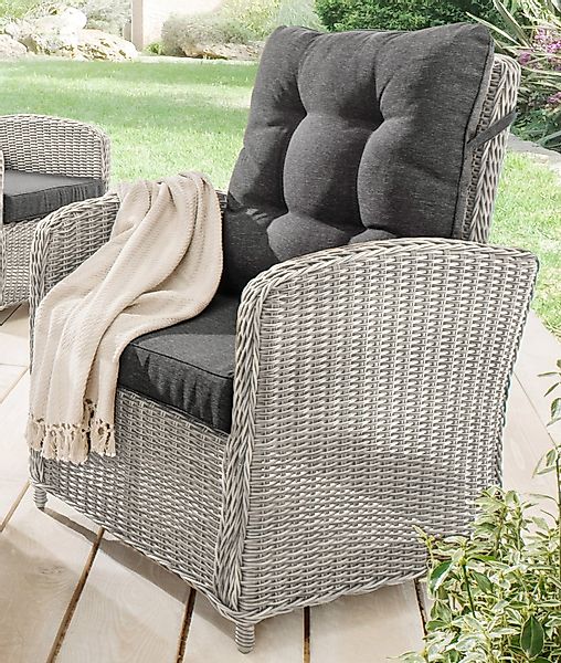 Destiny Loungesessel MERANO, Aluminium, Polyrattan, inkl. günstig online kaufen
