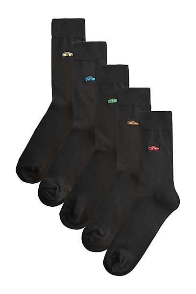 Next Kurzsocken Bestickte, lustige Socken, 5er-Pack günstig online kaufen
