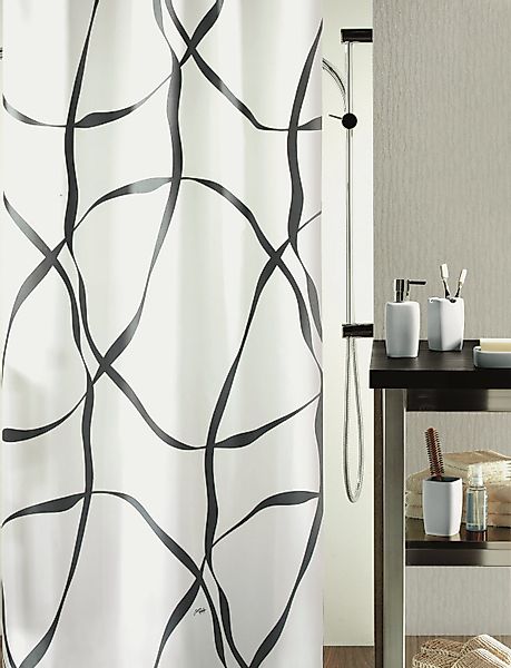 spirella Duschvorhang RIBBON Breite 180 cm, günstig online kaufen