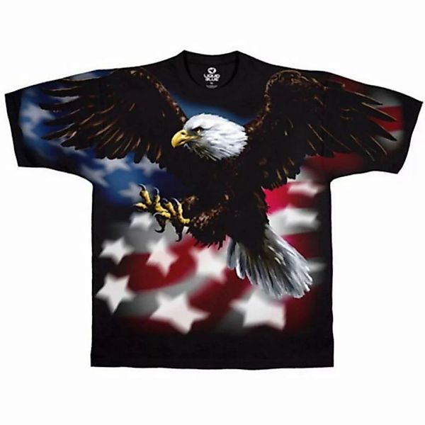 Liquid Blue T-Shirt American Eagle mit Rundumdruck günstig online kaufen