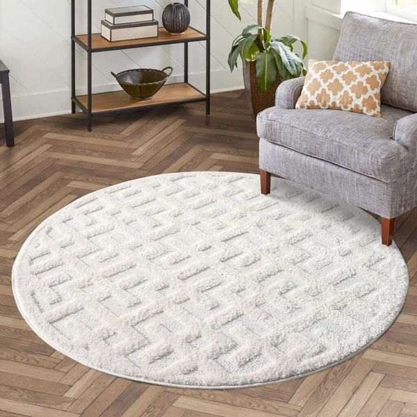 Carpet City Hochflor-Teppich "FOCUS737" rund 20 mm Höhe Boho-Teppich, Hocht günstig online kaufen