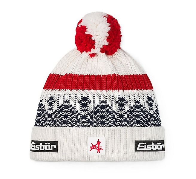 Eisbär Bommelmütze Wintermütze Norrak Pompon SA - Merinomix, kuscheliges Fl günstig online kaufen